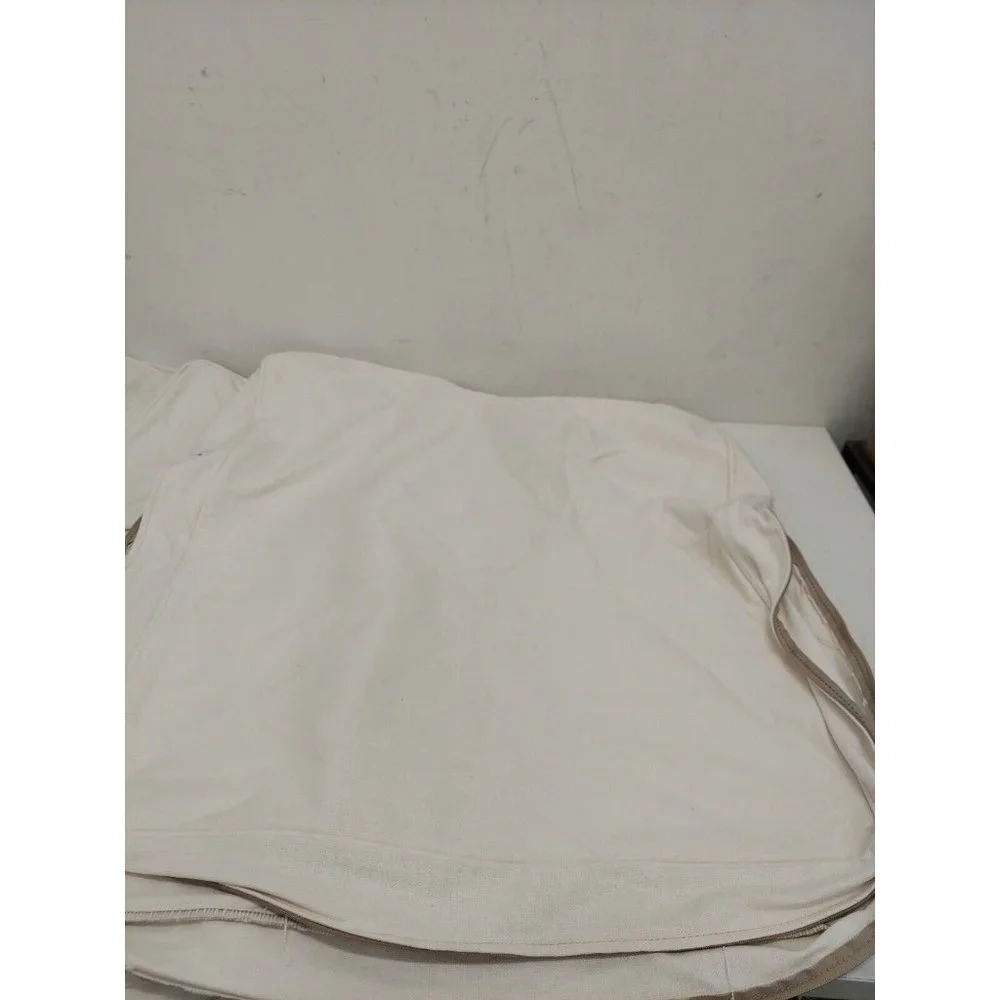 Pottery Barn- Comfort Roll Arm Loveseat Slipcover Box Washed Linen, Ivory, OPEN